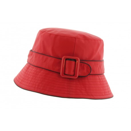 Chapeau pluie Herman Macha Rouge ANCIENNES COLLECTIONS divers