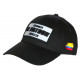 Casquette El Patron Noire Patch Reflect Argent Colombia Baseball CASQUETTES SKR