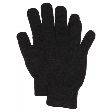 Gant extensible Homme uni Noir Gant extensible Homme uni Noir