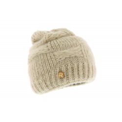 Bonnet Rmoutain Tricot Uni Beige ANCIENNES COLLECTIONS divers