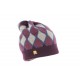 Bonnet Rmountain Jacquard Losanges Violet Gris ANCIENNES COLLECTIONS divers