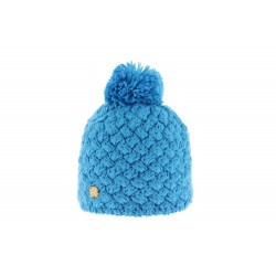 Bonnet Enfant Tricot croisé Rmoutain Turquoise ANCIENNES COLLECTIONS divers