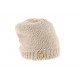 Bonnet Tricot uni doublé plush Beige ANCIENNES COLLECTIONS divers