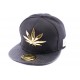 Casquette Snapback JBB Couture Noir et feuille ANCIENNES COLLECTIONS divers