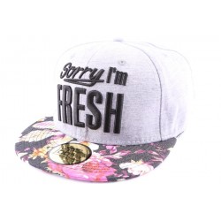 Casquette Snapback JBB Couture Grise Sorry i'm Fresh ANCIENNES COLLECTIONS divers