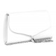 Pochette Femme Blanche Satin Classe Mariage Sac Soiree Prettya Pochette cérémonie Nyls Création