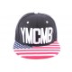 Casquette Snapback YMCMB Noir visière Drapeau US ANCIENNES COLLECTIONS divers