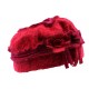 Toque femme en laine bouillie en coloris rouge ANCIENNES COLLECTIONS divers