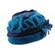 Toque femme en laine bouillie en coloris Bleu ANCIENNES COLLECTIONS divers