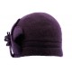 Bonnet Femme laine bouillie Violet ANCIENNES COLLECTIONS divers