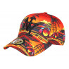 Casquette NY Orange Tropicale Print City Copaka Baseball CASQUETTES Hip Hop Honour