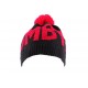 Bonnet YMCMB noir et rouge avec pompon ANCIENNES COLLECTIONS divers