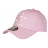 Casquette NY Violette Claire en Coton Originale Baseball Stazky CASQUETTES Hip Hop Honour