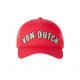 Casquette Von Dutch Rouge Classe Filet Baseball Custom CASQUETTES VON DUTCH