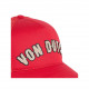 Casquette Von Dutch Rouge Classe Filet Baseball Custom CASQUETTES VON DUTCH