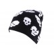 Bonnet Biker Noir avec imprimé petite tête de mort ANCIENNES COLLECTIONS divers