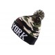 Bonnet NY camouflage avec pompon ANCIENNES COLLECTIONS divers