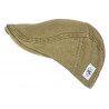 Beret Casquette Verte Kaki en coton Look Vintage Elyk