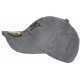 Casquette NY Daim Grise Tendance Visiere Baseball Utchy CASQUETTES Hip Hop Honour
