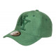 Casquette NY Daim Verte Look Tendance Visiere Baseball Utchy CASQUETTES Hip Hop Honour