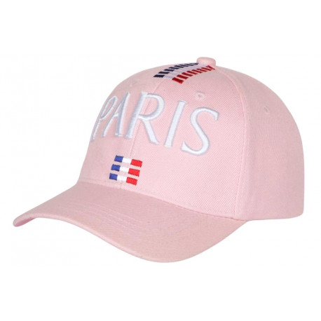Casquette Paris Rose Tendance Drapeau France Tricolore CASQUETTES PAYS
