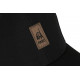 Casquette Paris Noire Patch Cuir Marron Classe CASQUETTES PAYS