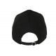 Casquette Paris Noire Patch Cuir Marron Classe CASQUETTES PAYS