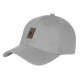 Casquette Paris Grise Patch Cuir Marron Classe CASQUETTES PAYS
