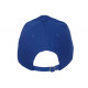 Casquette Paris Bleue Patch Cuir Marron Classe CASQUETTES PAYS