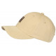 Casquette Paris Beige Patch Cuir Marron Classe CASQUETTES PAYS
