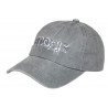 Casquette Grise Vintage Magic en Coton Tendance Astyxe