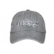 Casquette Grise Vintage Magic en Coton Tendance Astyxe CASQUETTES Nyls Création