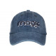 Casquette Bleue Vintage Magic en Coton Tendance Astyxe CASQUETTES Nyls Création