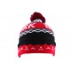 Bonnet NY Rouge et Noir avec pompon ANCIENNES COLLECTIONS divers