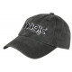 Casquette Noire Vintage Magic en Coton Delave Tendance Astyxe CASQUETTES Nyls Création