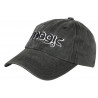 Casquette Noire Vintage Magic en Coton Delave Tendance Astyxe