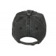 Casquette Noire Vintage Magic en Coton Delave Tendance Astyxe CASQUETTES Nyls Création