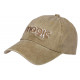 Casquette Marron Vintage Magic en Coton Delave Tendance Astyxe CASQUETTES Nyls Création