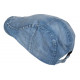 Casquette Blue Jeans Beret Denim Coton Tendance Eslyk Taille Reglable CASQUETTES Nyls Création