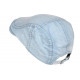 Casquette Bleu Jeans Clair Beret Denim Coton Vintage Eslyk Taille Reglable CASQUETTES Nyls Création