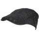 Casquette Noire en Jeans Beret Denim Coton Vintage Eslyk Taille Reglable CASQUETTES Nyls Création