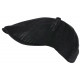 Casquette Gavroche Noire en Coton Beret Denim Vintage Gavlyk Taille Reglable CASQUETTES Nyls Création