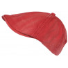Casquette Gavroche Rouge en Coton Beret Denim Vintage Gavlyk Taille Reglable