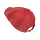 Casquette Gavroche Rouge en Coton Beret Denim Vintage Gavlyk Taille Reglable CASQUETTES Nyls Création