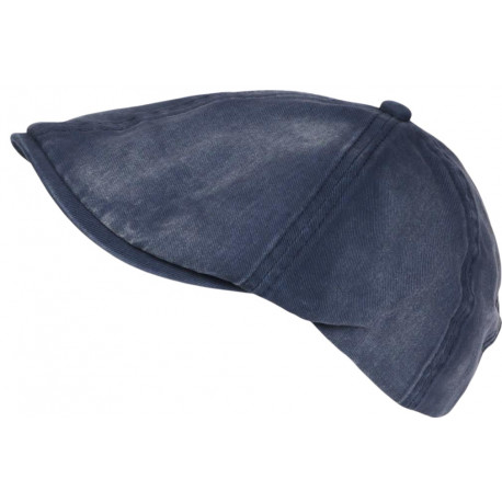 Casquette Gavroche Bleu Marine Coton Beret Denim Rétro Gavlyk Taille Reglable CASQUETTES Nyls Création