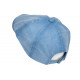 Casquette Gavroche Bleu Ciel Coton Beret Denim Rétro Gavlyk Taille Reglable CASQUETTES Nyls Création