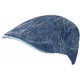 Casquette Gavroche Blue Jeans Marine Coton Beret Denim Rétro Maltyk Taille Reglable CASQUETTES Nyls Création