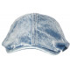 Casquette Gavroche Blue Jeans Ciel Coton Beret Denim Rétro Maltyk Taille Reglable CASQUETTES Nyls Création