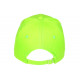 Casquette NY Verte Fluo Coton Tendance Visiere Baseball Stazky CASQUETTES Hip Hop Honour