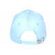 Casquette NY Bleu Clair et Noire Classe Visiere Baseball Stazky CASQUETTES Hip Hop Honour